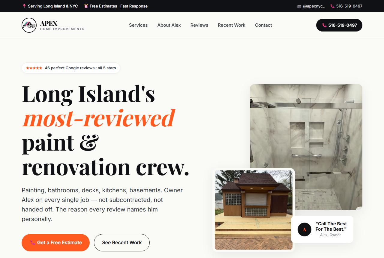 Painting and renovation website