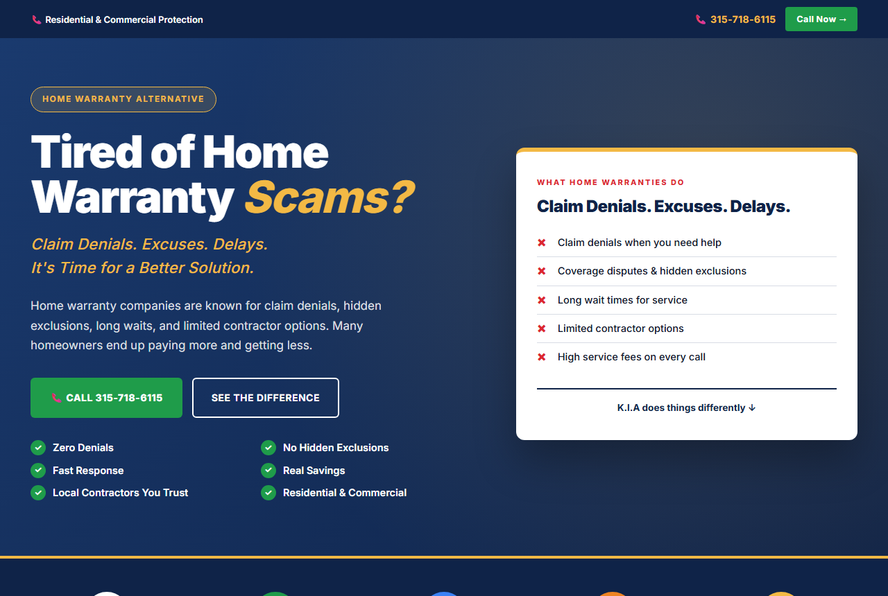 Property maintenance website